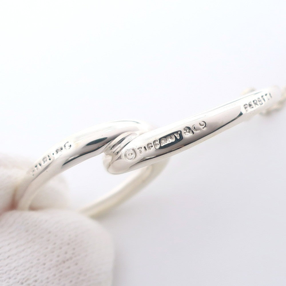 Tiffany & Co. Elsa Peretti Double Loop Pendant Necklace Silver 925, SILVER, SILVER, Necklace