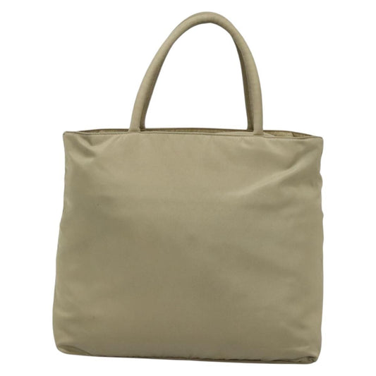 Prada Vintage Zip Tote Tessuto, BEIGE, NYLON, Tote bag