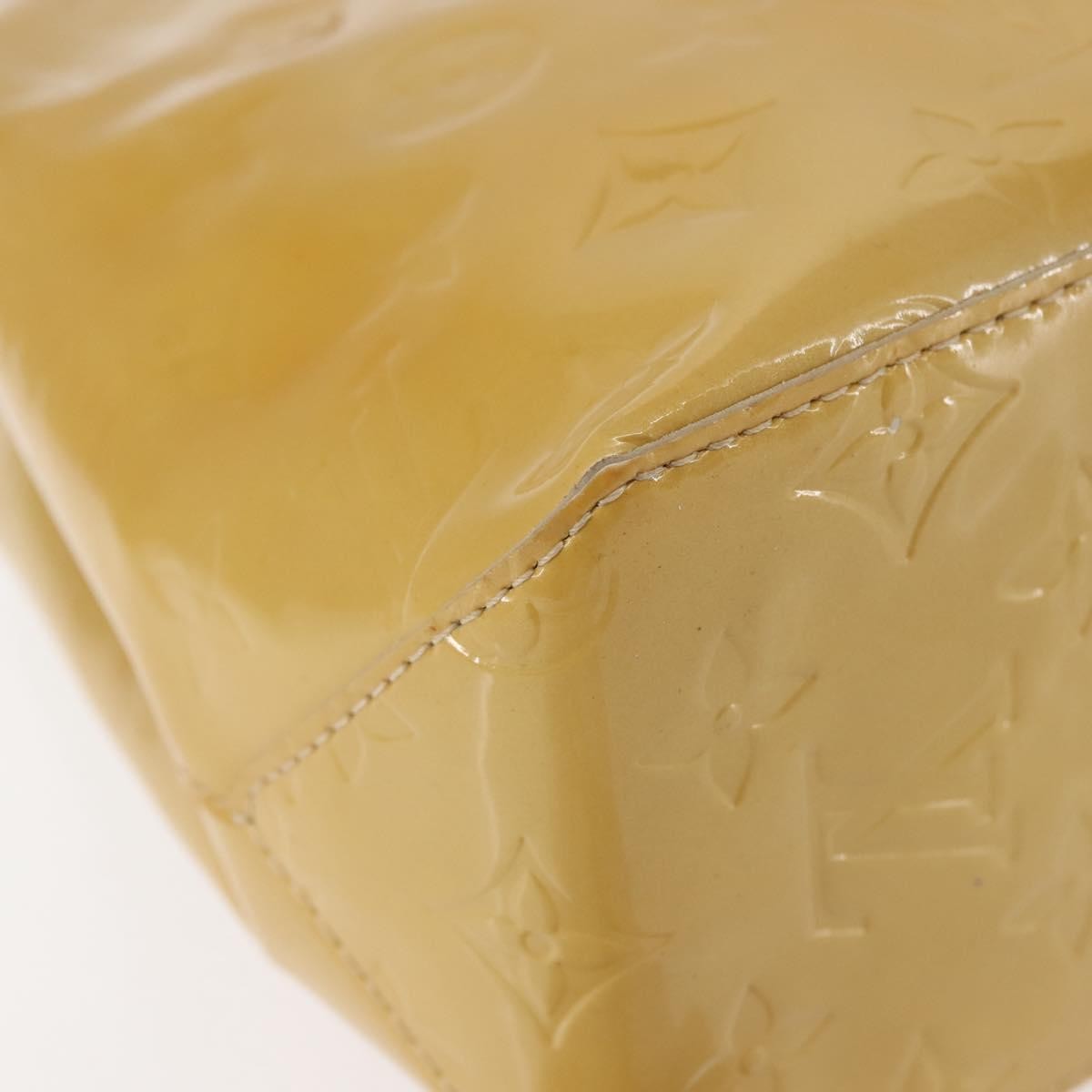 Louis Vuitton Reade Handbag Monogram Vernis, BEIGE, PATENT_LEATHER, Handbag