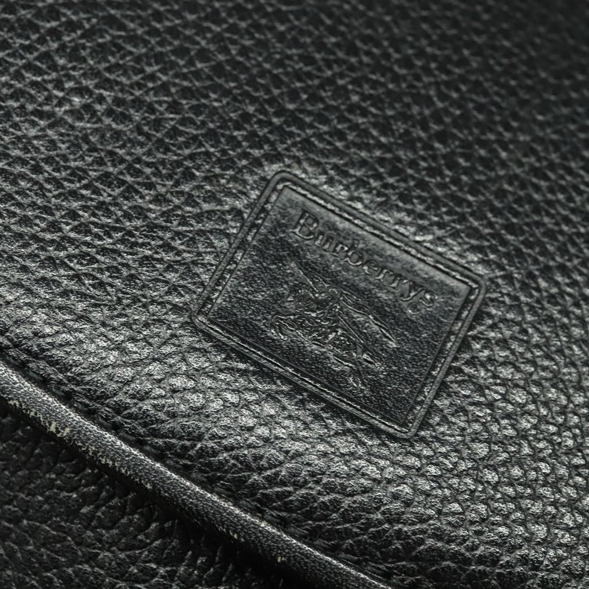 Burberry Flap Shoulder Bag Leather, BLACK, LEATHER, Shoulder bag