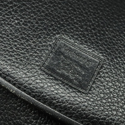 Burberry Flap Shoulder Bag Leather, BLACK, LEATHER, Shoulder bag