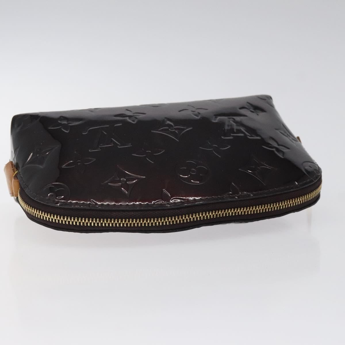 Louis Vuitton Cosmetic Pouch Monogram Vernis, BURGUNDY, PATENT_LEATHER, Toiletry Case