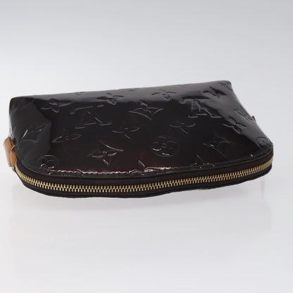 Louis Vuitton Cosmetic Pouch Monogram Vernis, BURGUNDY, PATENT_LEATHER, Toiletry Case