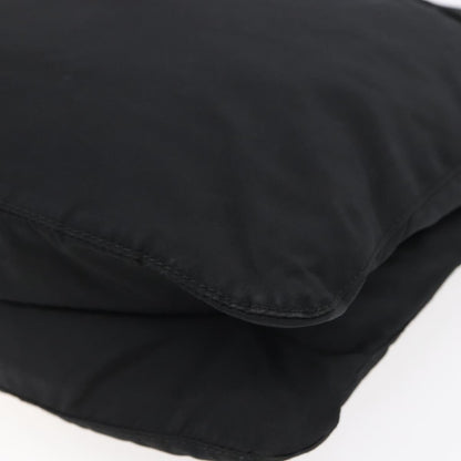 Prada Zip Messenger Quilted Tessuto, BLACK, NYLON, Shoulder bag