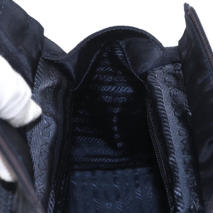 Prada Metal Handles Tote Tessuto, NAVY, NYLON, Tote bag