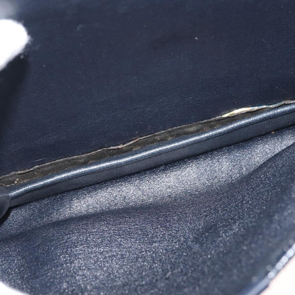 Christian Dior Vintage Trotter Shoulder Bag Canvas, NAVY, CANVAS, Shoulder bag