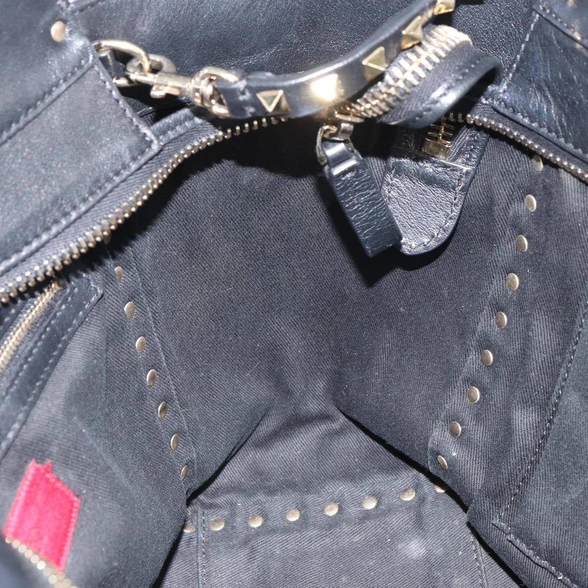 Valentino Garavani Rockstud Tote Soft Leather, BLACK, LEATHER, Tote bag