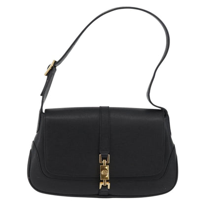 Gucci Jackie Original Shoulder Bag Leather Leather, Black, Leather, Shoulder Bag