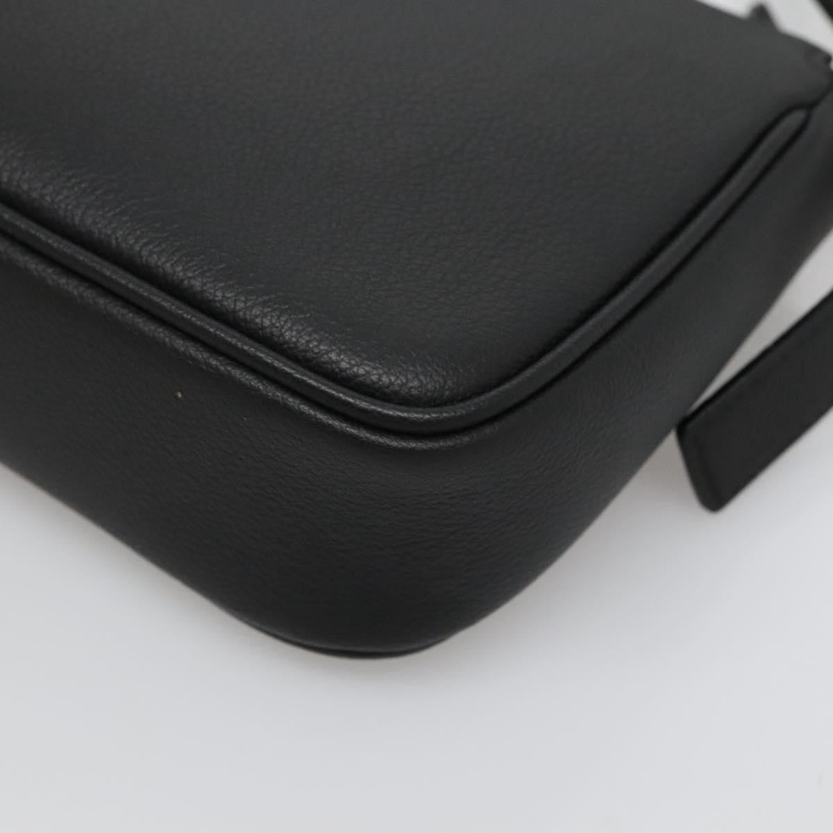 Versace Medusa Shoulder Bag Leather, BLACK, LEATHER, Shoulder bag