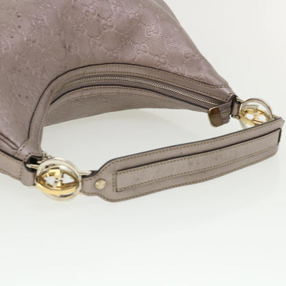 Gucci Hobo Guccissima Leather, PURPLE, LEATHER, Shoulder bag