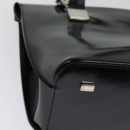 Celine Handbag Patent leather, BLACK, PATENT_LEATHER, Handbag