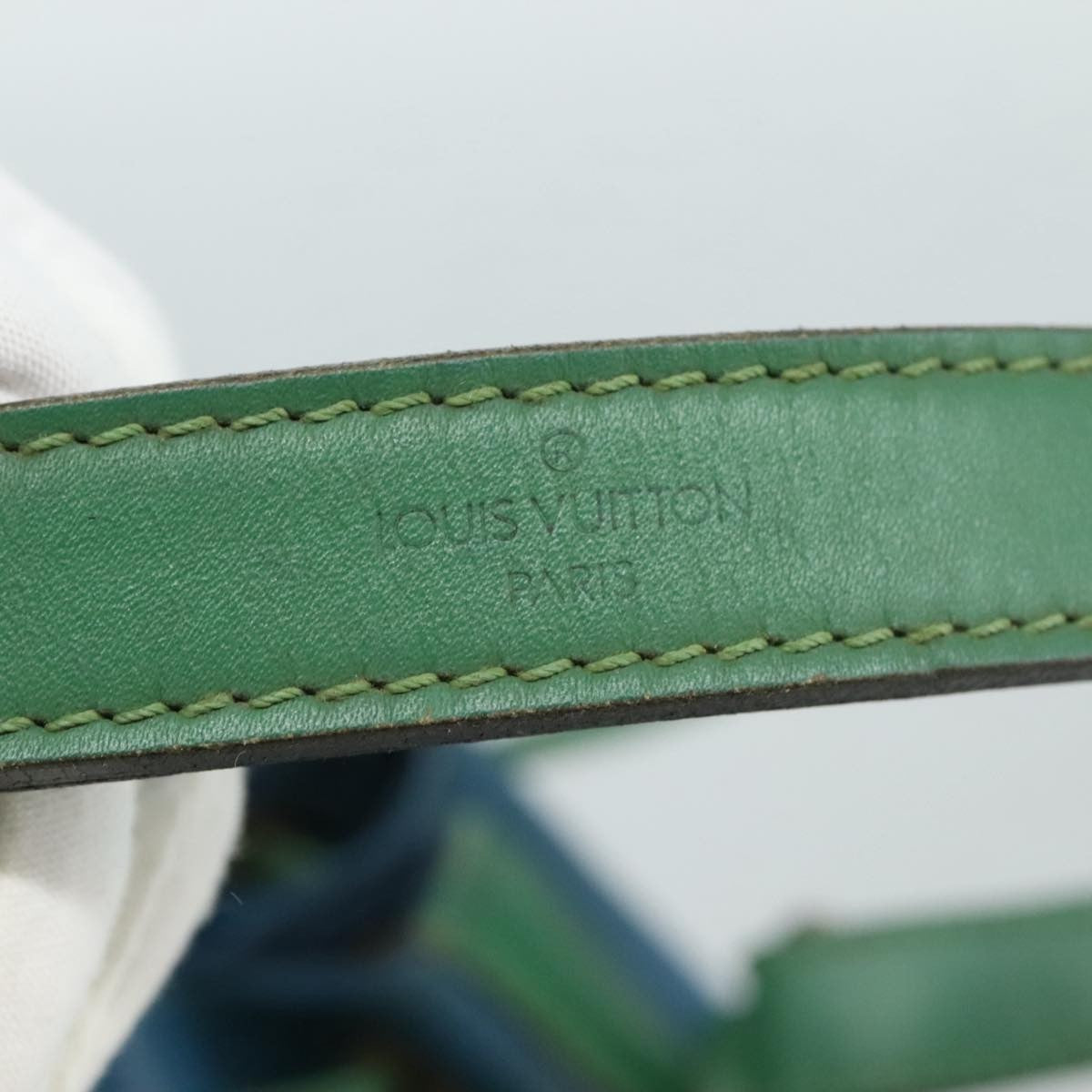 Louis Vuitton Bicolor Noe Handbag Epi Leather, BLUE, LEATHER, Shoulder bag