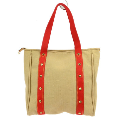 Louis Vuitton Antigua Tote Canvas, BEIGE, CANVAS, Tote bag