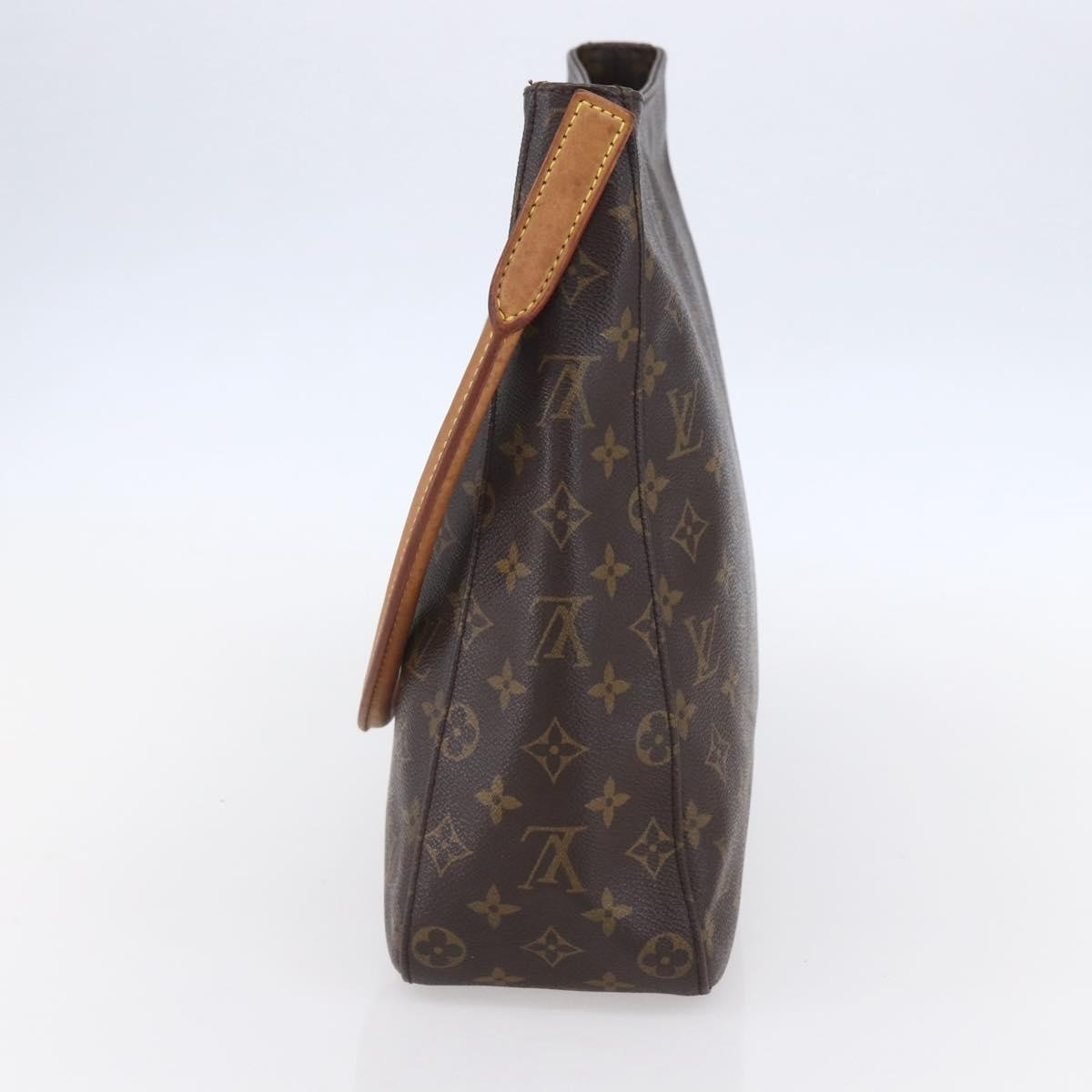 Louis Vuitton Looping Handbag Monogram Canvas, BROWN, CANVAS, Shoulder bag