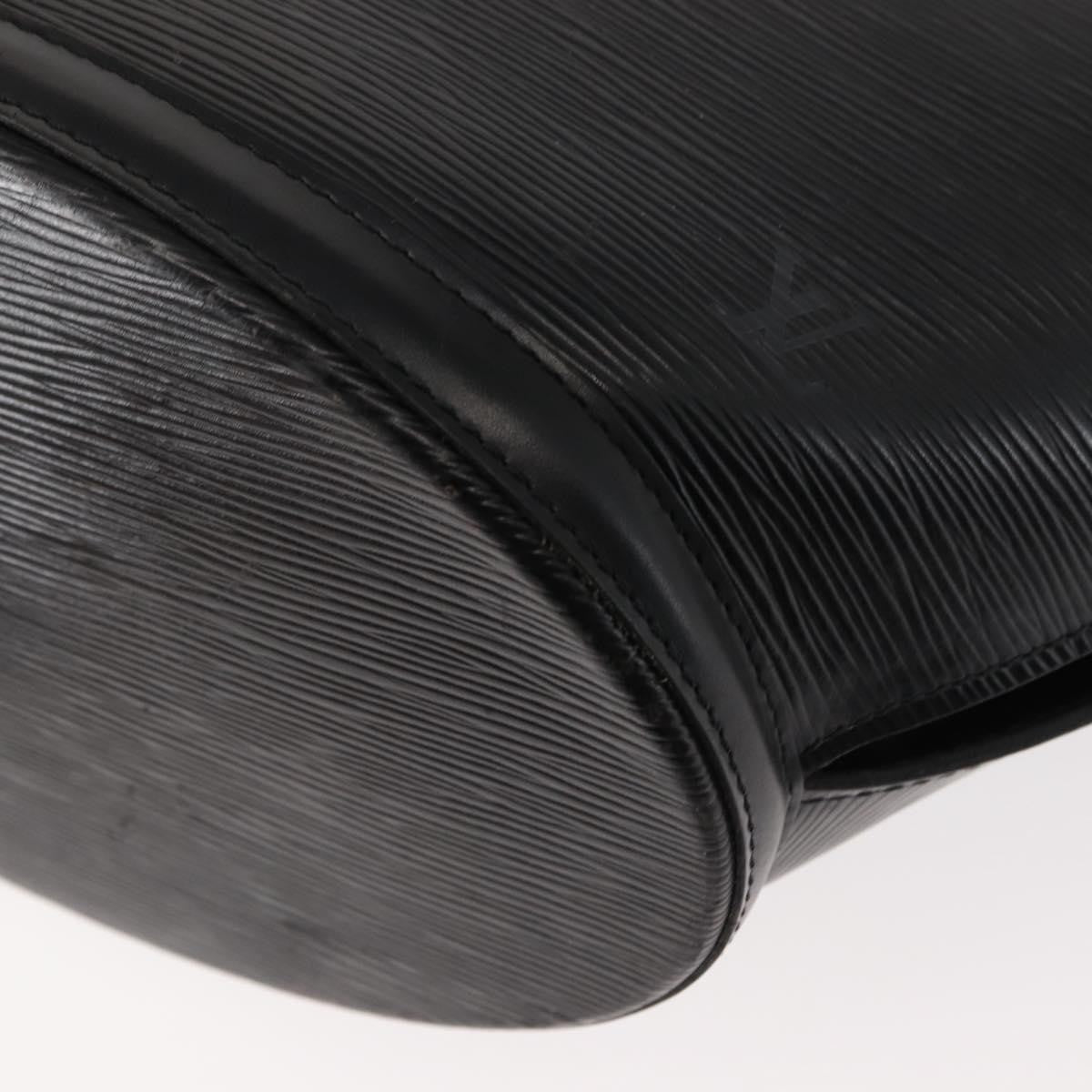 Louis Vuitton Saint Jacques Handbag Epi Leather, BLACK, LEATHER, Shoulder bag