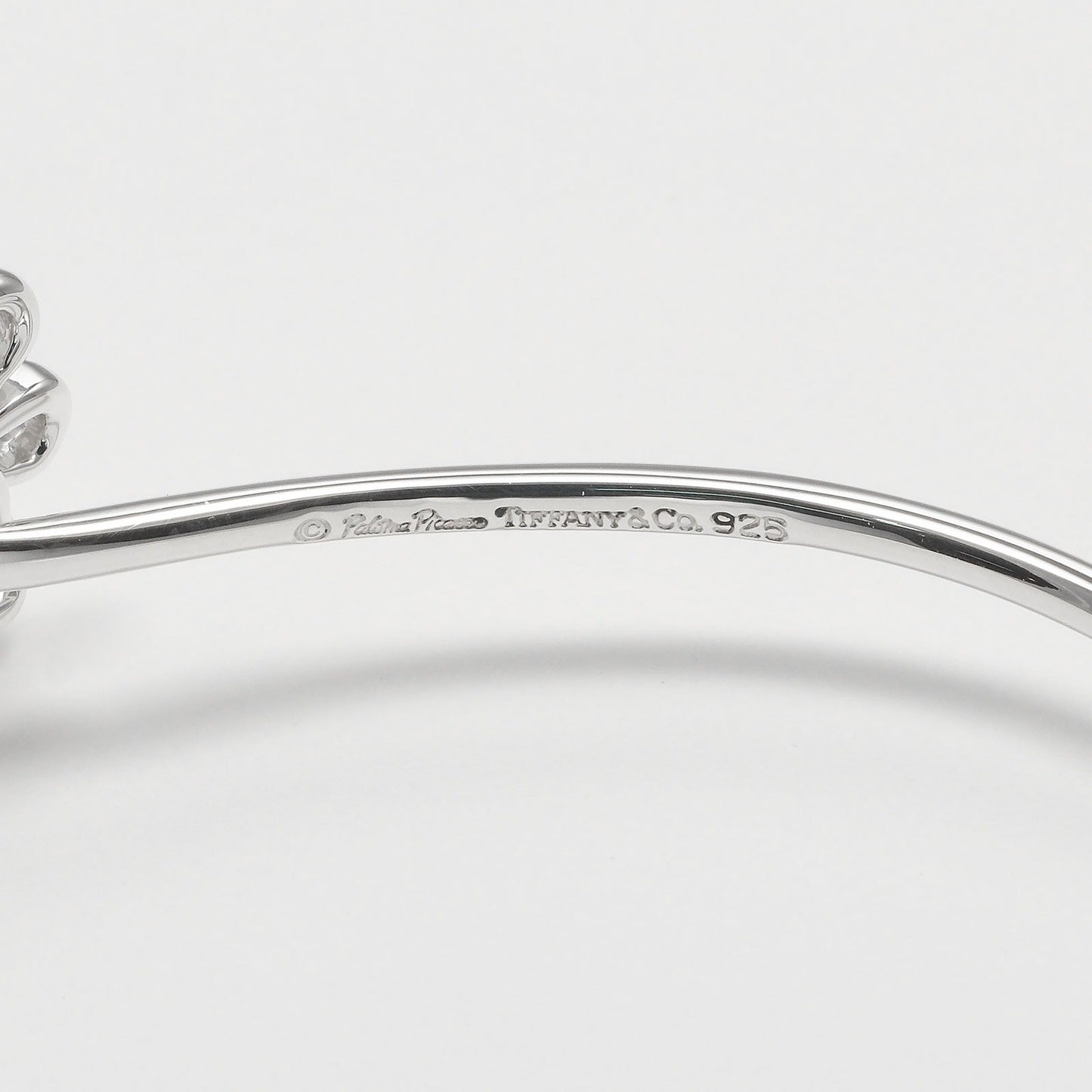 Tiffany & Co. Daisy Bangle Bracelet Silver 925, SILVER, SILVER, Bracelet