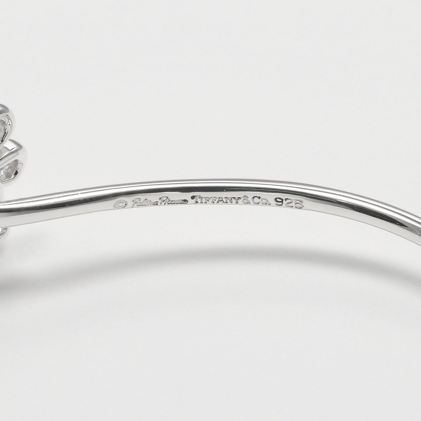 Tiffany & Co. Daisy Bangle Bracelet Silver 925, SILVER, SILVER, Bracelet