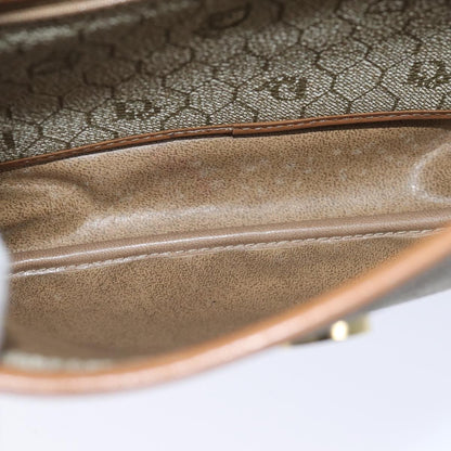 Christian Dior Vintage Honeycomb Flap Crossbody Bag Canvas and Leather, BEIGE, CANVAS, Crossbody bag