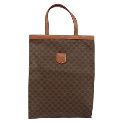 Celine Vintage Macadam Tote bag Canvas, BROWN, CANVAS, Tote bag