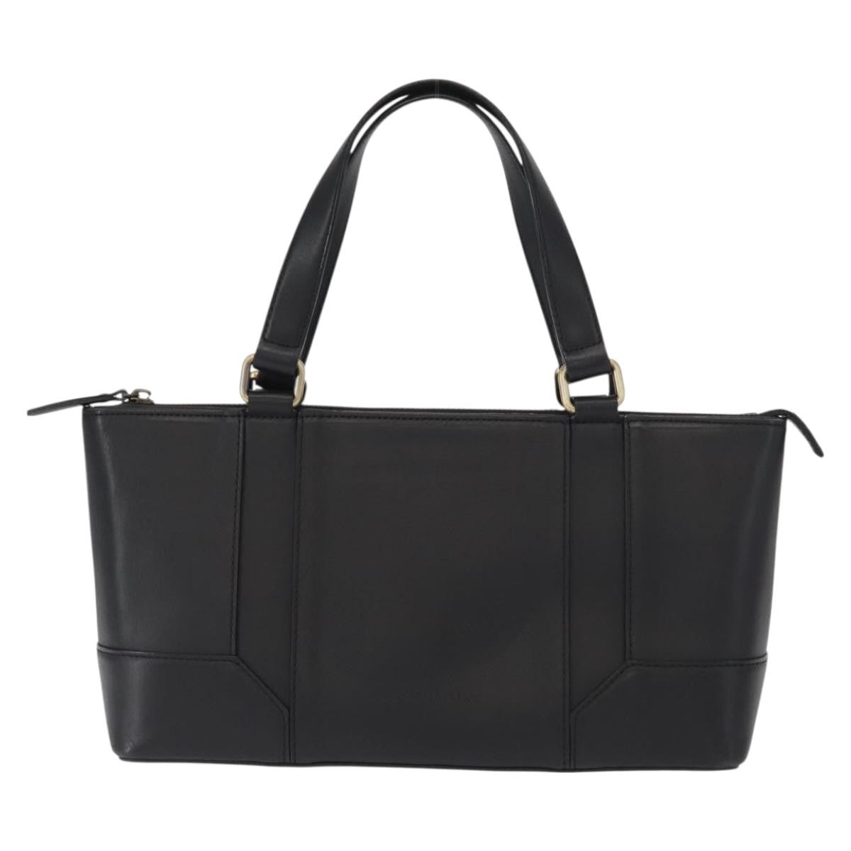 Burberry Vintage tote bag Leather, BLACK, LEATHER, Tote bag