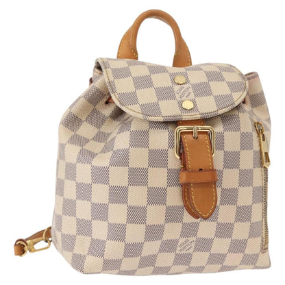 Louis Vuitton Sperone Backpack Damier, WHITE, CANVAS, Backpack