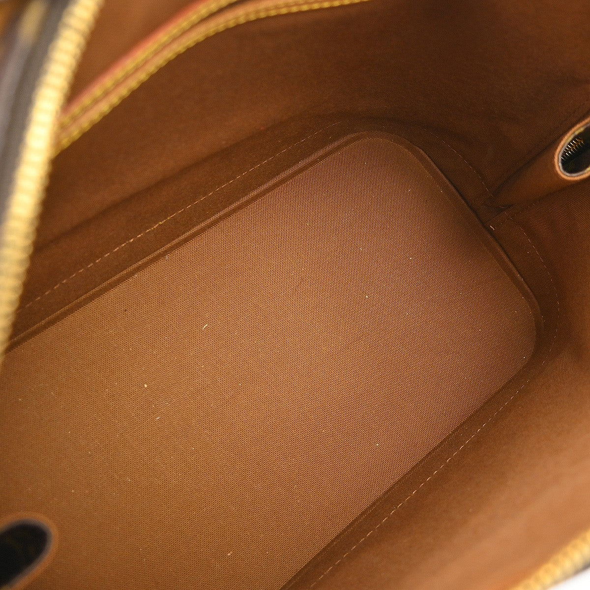 Louis Vuitton Alma Handbag Monogram Canvas, Brown, Canvas, Handbag