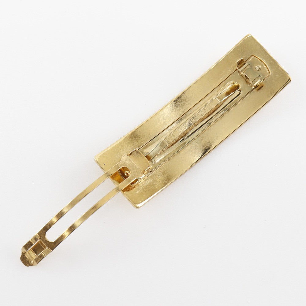 Chanel Barrettes Logo Chanel Plated Gold, GOLD, GOLD_PLATED, Jewelry set