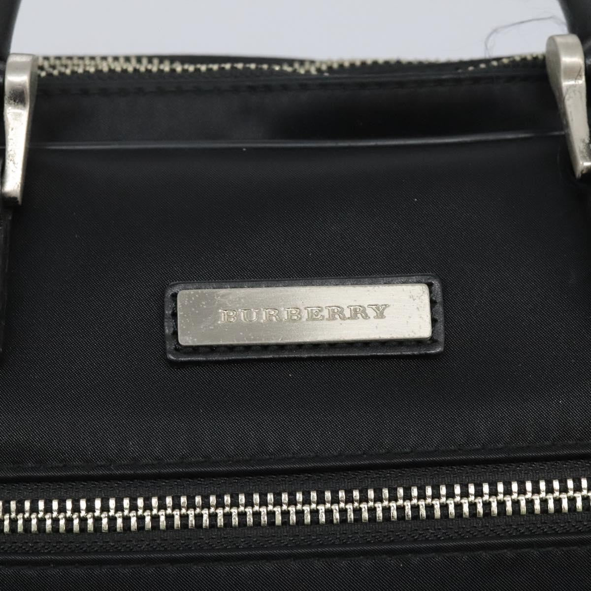 Burberry Black Label Business Bag Nylon, BLACK, NYLON, Briefcase