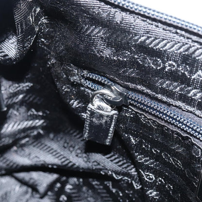 Prada Vintage Shoulder Bag Wool, BLACK, WOOL, Shoulder bag