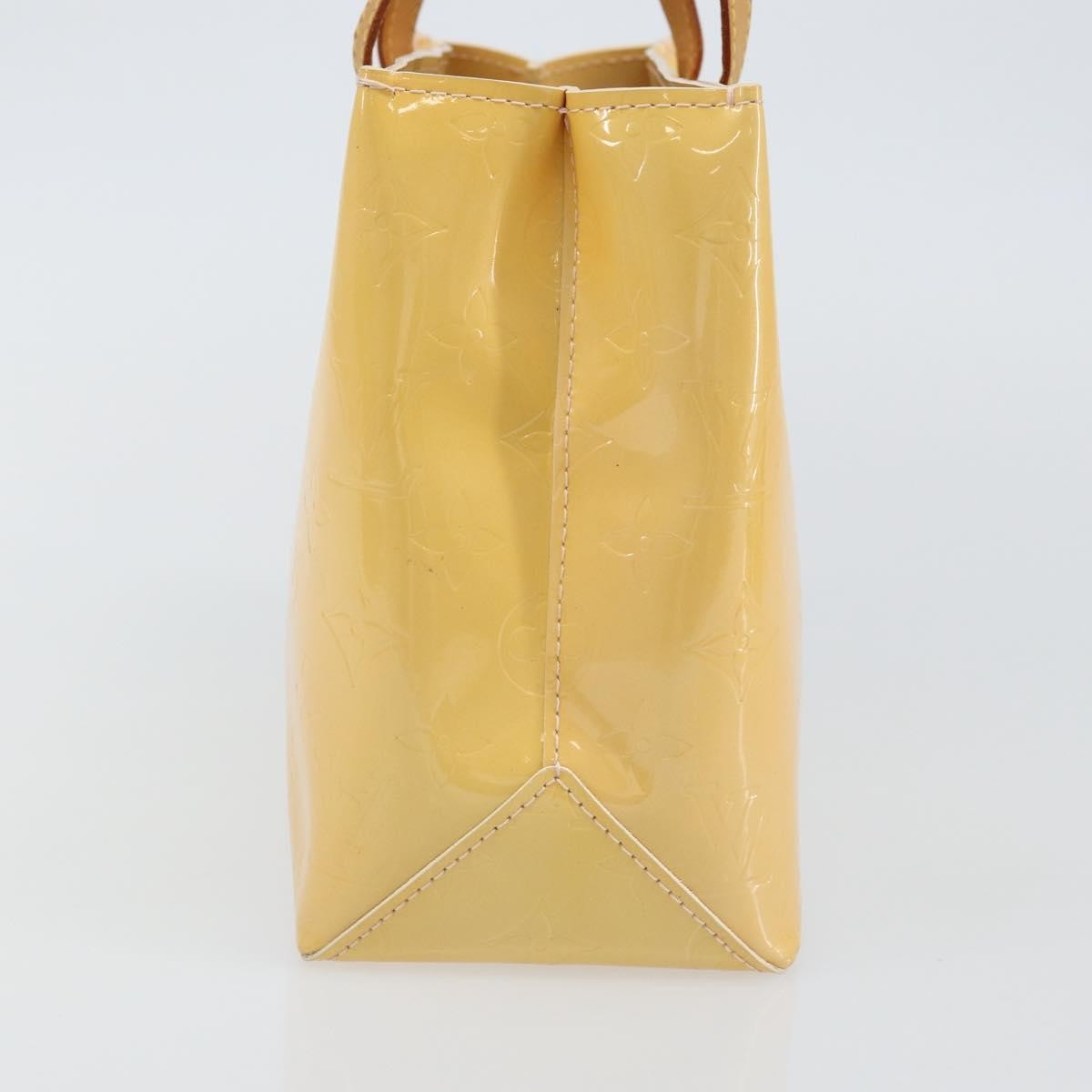 Louis Vuitton Reade Handbag Monogram Vernis, YELLOW, PATENT_LEATHER, Handbag