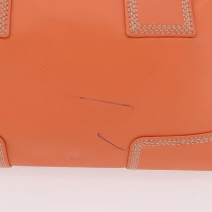 Loewe Anagram handbag Leather, Orange, Leather, Handbag