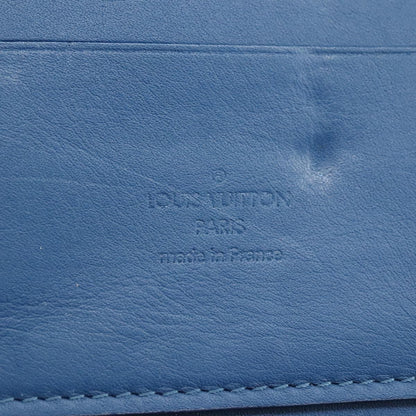 Louis Vuitton Atoll Organizer Wallet Damier Infini Leather, BLUE, LEATHER, Wallets
