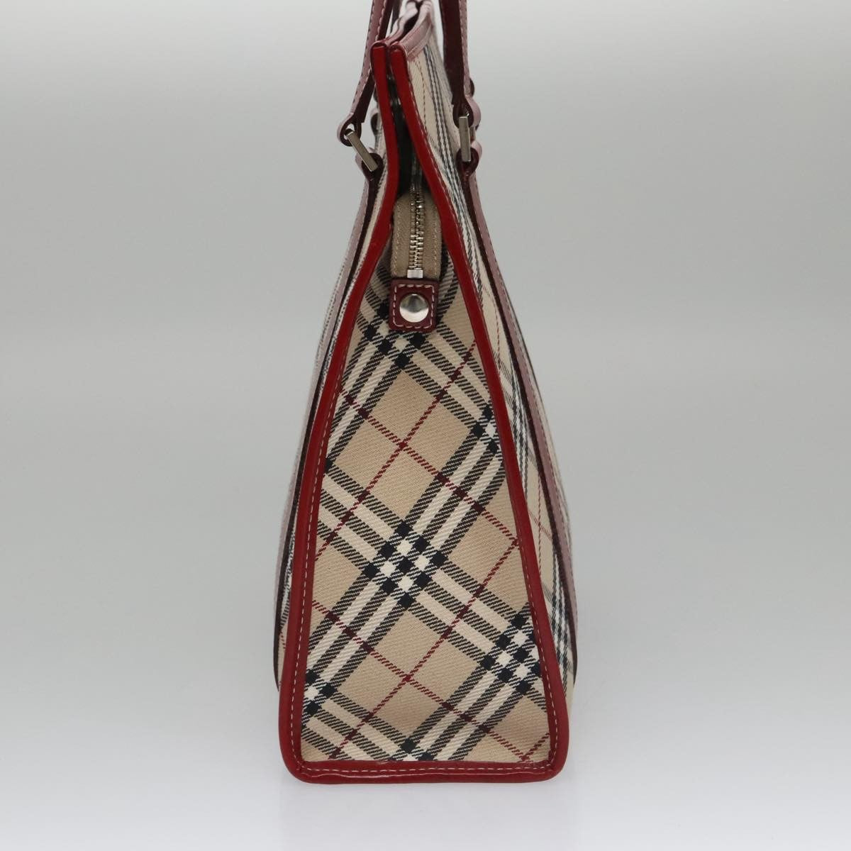 Burberry Nova Check Tote Canvas and Leather, BEIGE, CANVAS, Tote bag