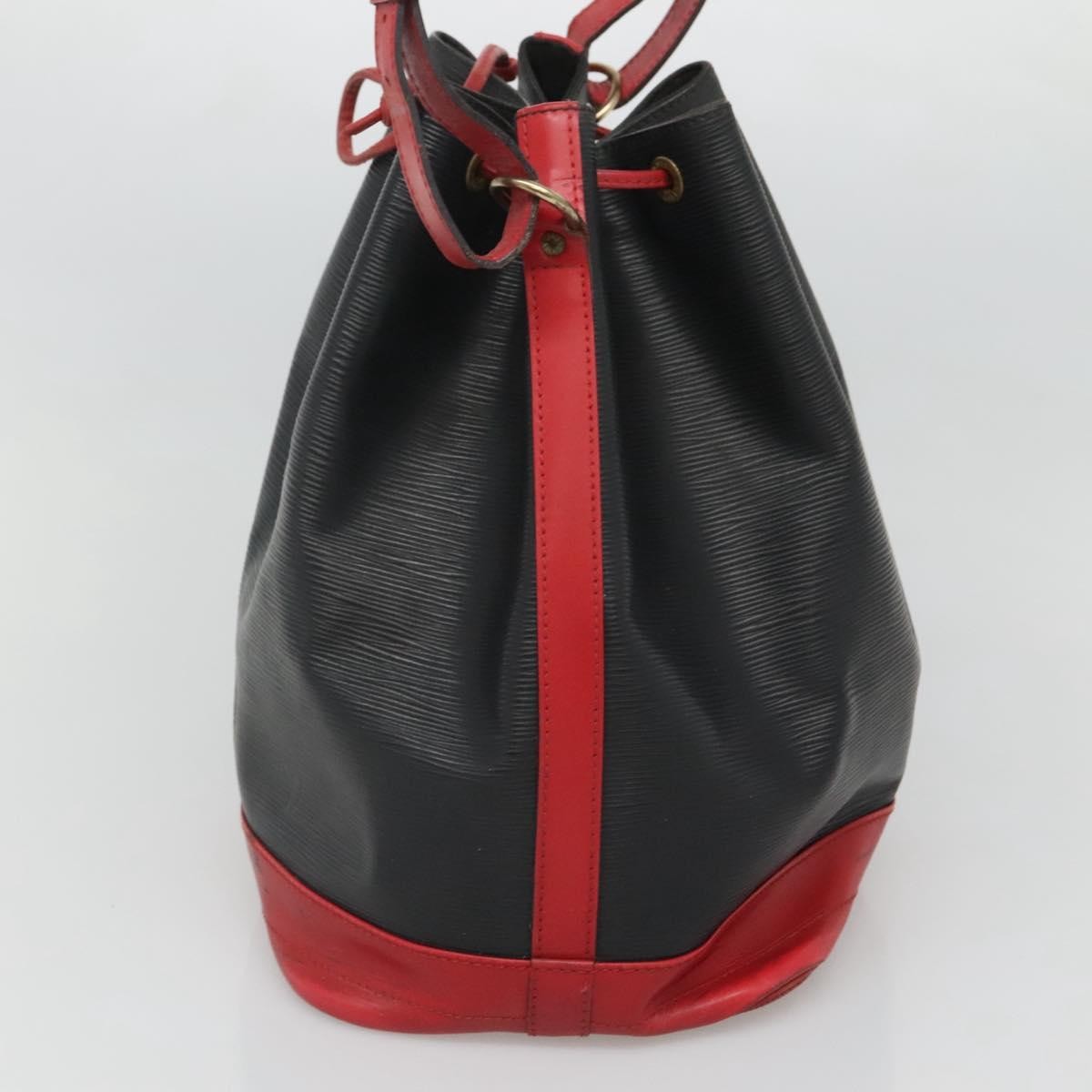 Louis Vuitton Bicolor Noe Handbag Epi Leather, BLACK, LEATHER, Handbag