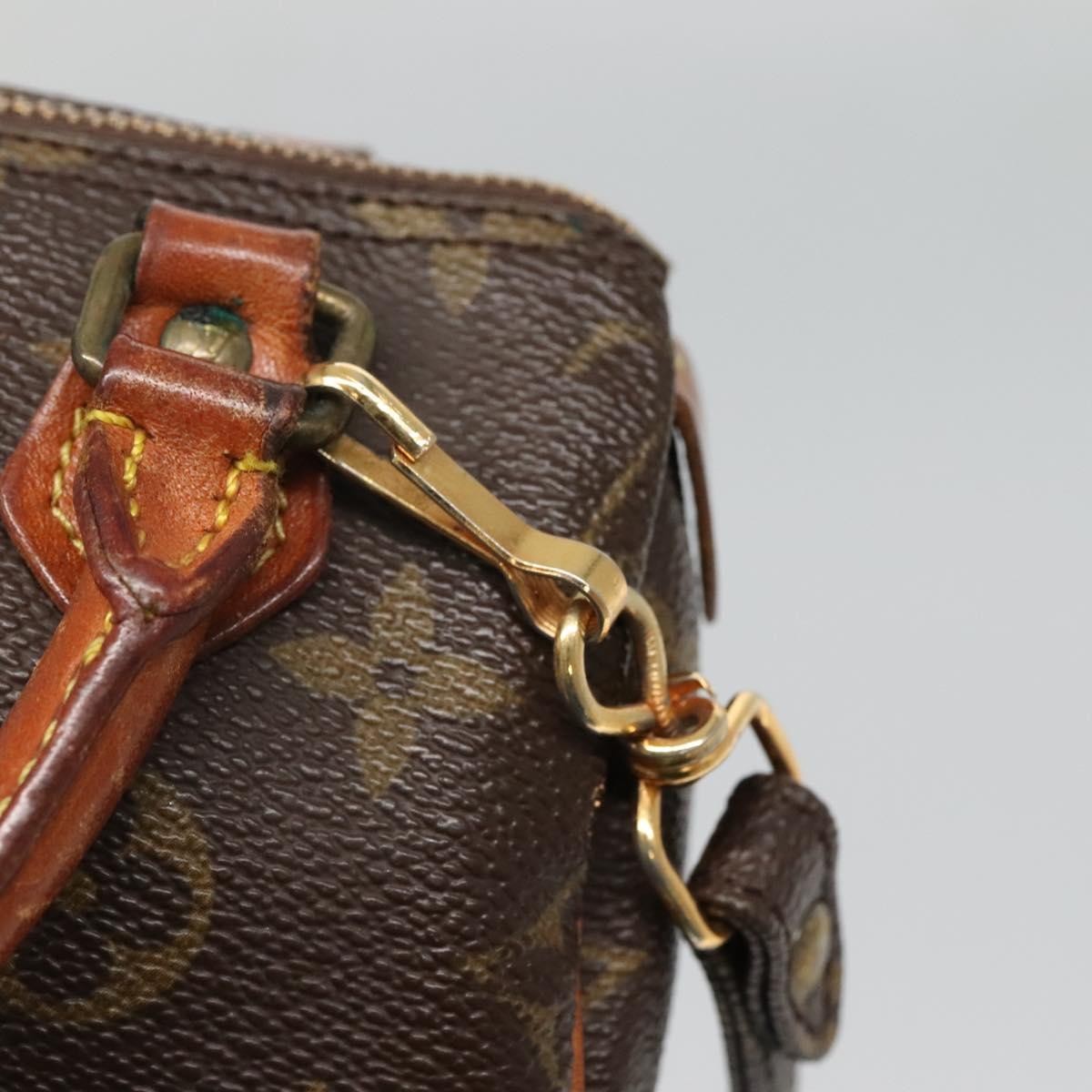 Louis Vuitton Speedy Mini HL Handbag Monogram Canvas, BROWN, CANVAS, Handbag