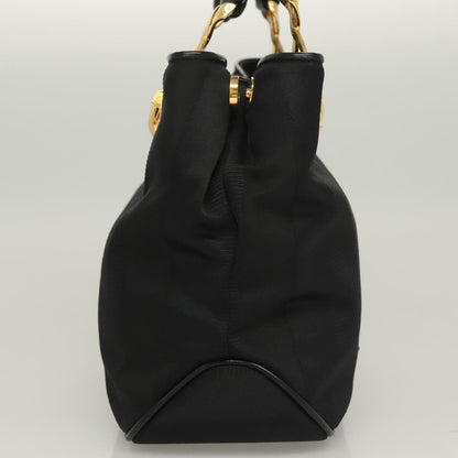 Salvatore Ferragamo Vintage Handbag Nylon, BLACK, NYLON, Handbag