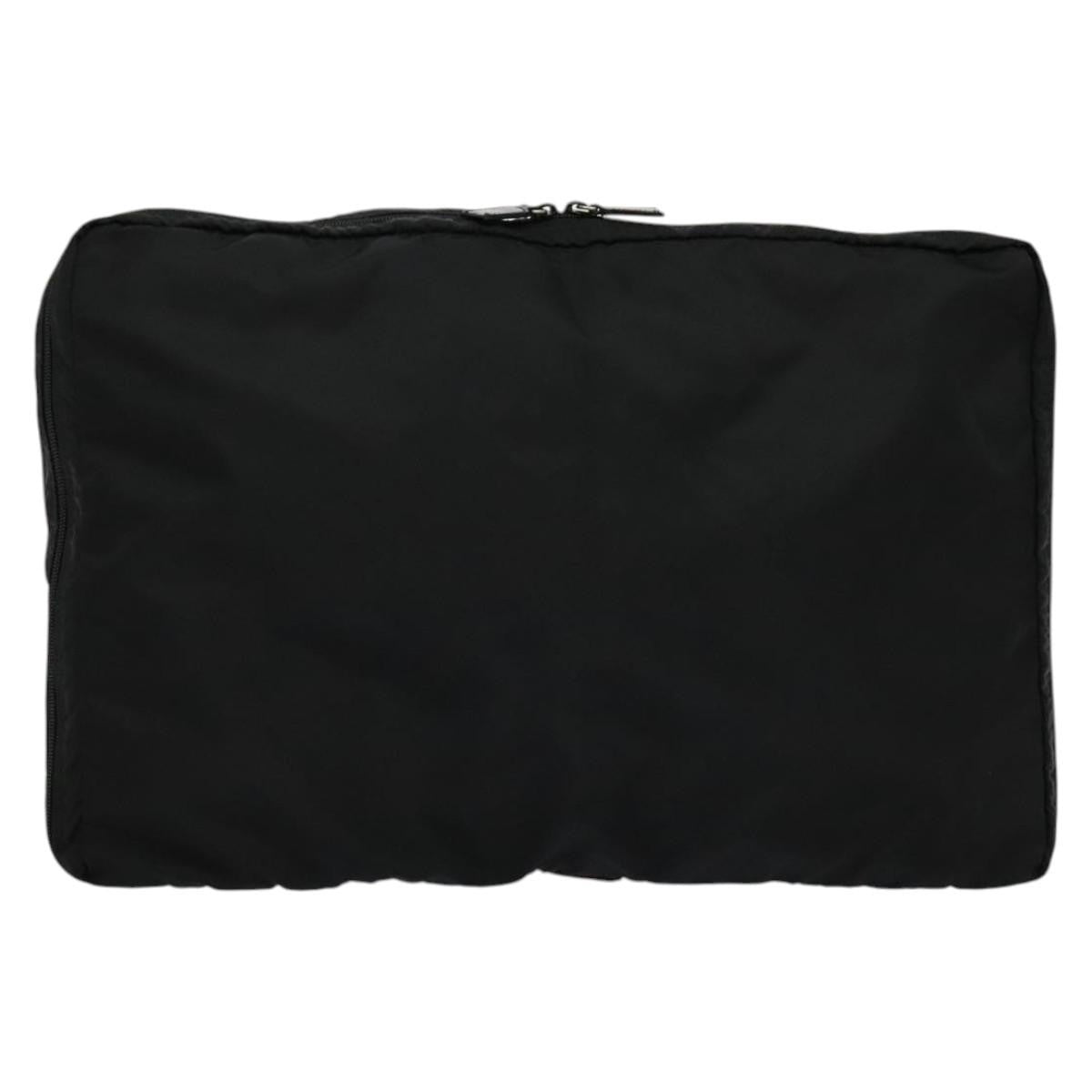 Prada Travel Duffle Bag Nylon, BLACK, NYLON, Travel bag