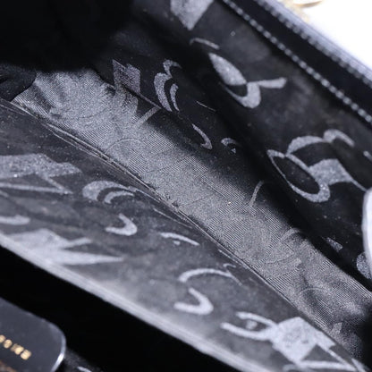 Salvatore Ferragamo Gancini Convertible Top Handle Bag Leather, BLACK, LEATHER, Handbag