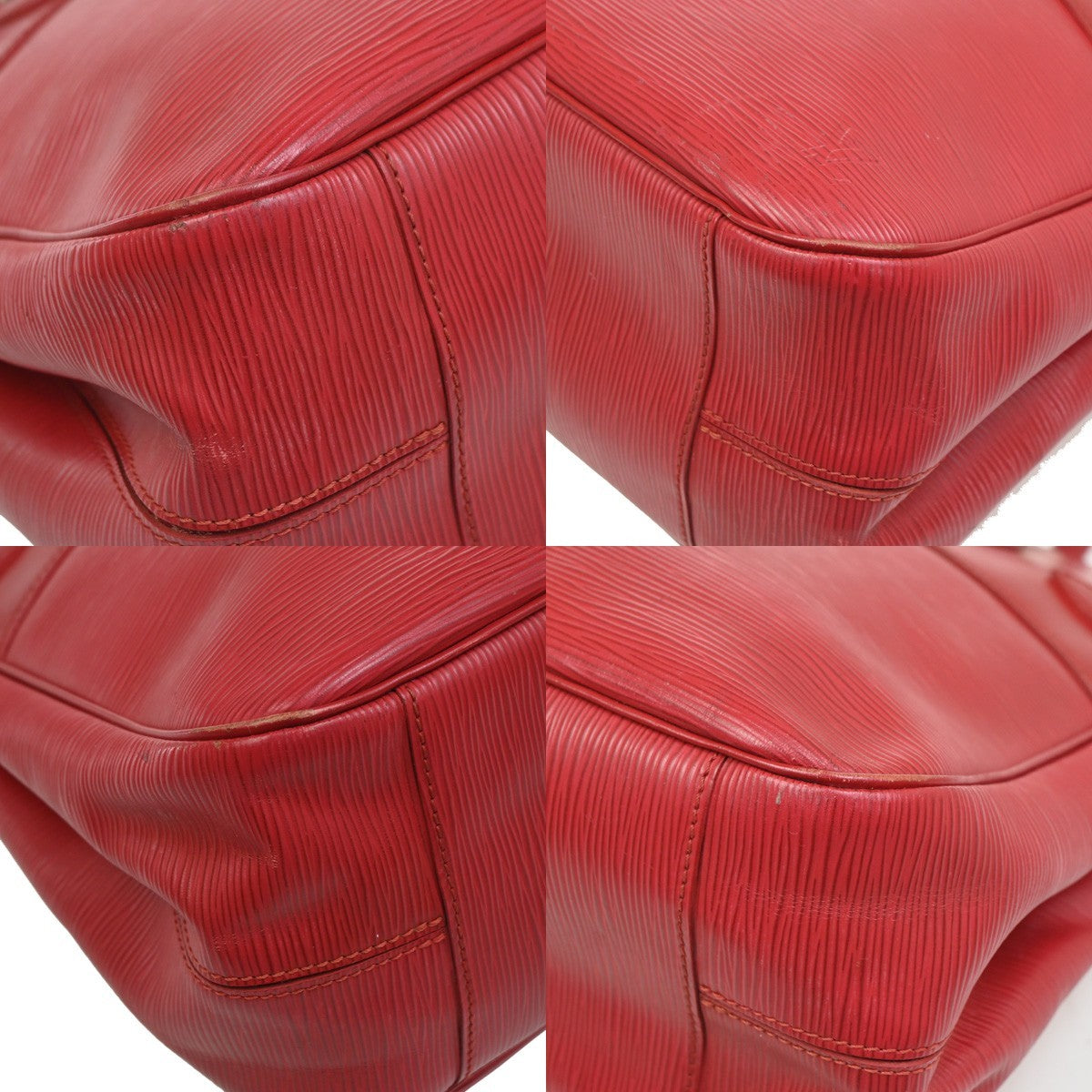 Louis Vuitton Passy Tote Epi Leather, RED, LEATHER, Tote bag