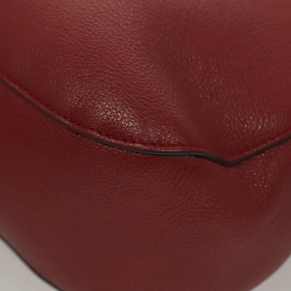 Bally Vintage Shoulder Bag Leather, RED, LEATHER, Shoulder bag