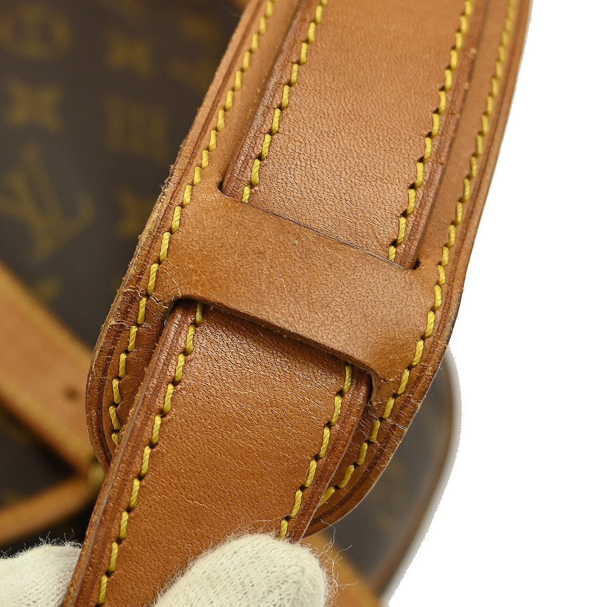 Louis Vuitton Saumur Handbag Monogram Canvas, BROWN, CANVAS, Shoulder bag