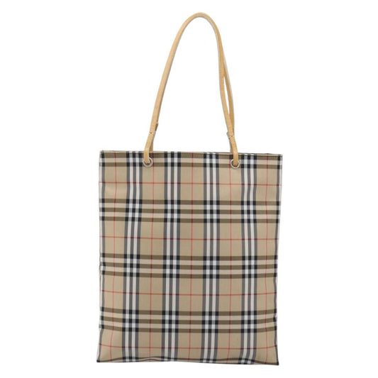 Burberry Nova Check Tote Nylon, BEIGE, NYLON, Tote bag