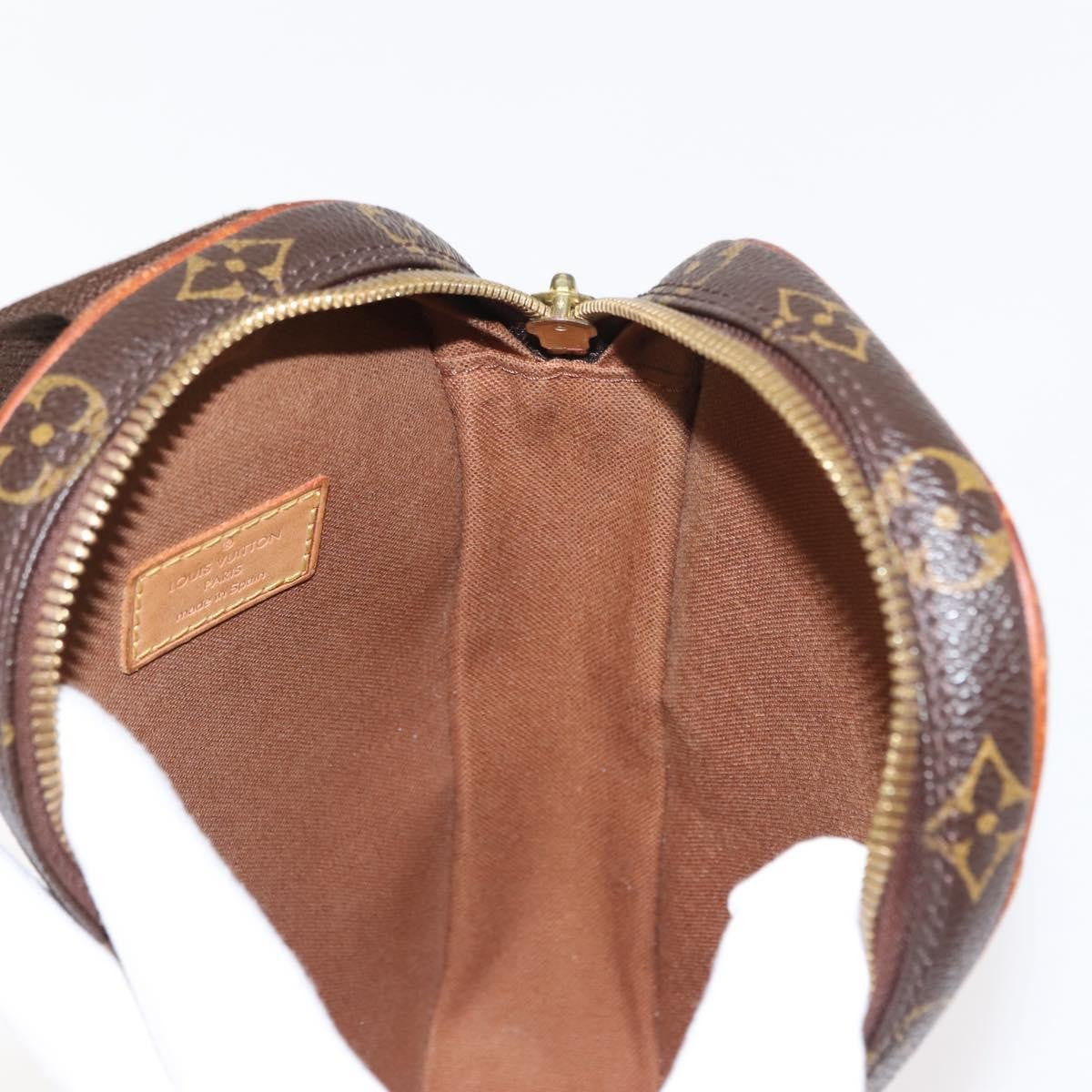 Louis Vuitton Pochette Gange Monogram Canvas, BROWN, CANVAS, Clutche & pouche