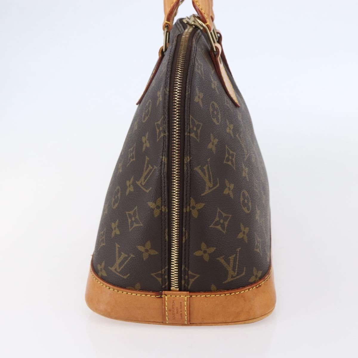 Louis Vuitton Alma Handbag Monogram Canvas, BROWN, CANVAS, Handbag