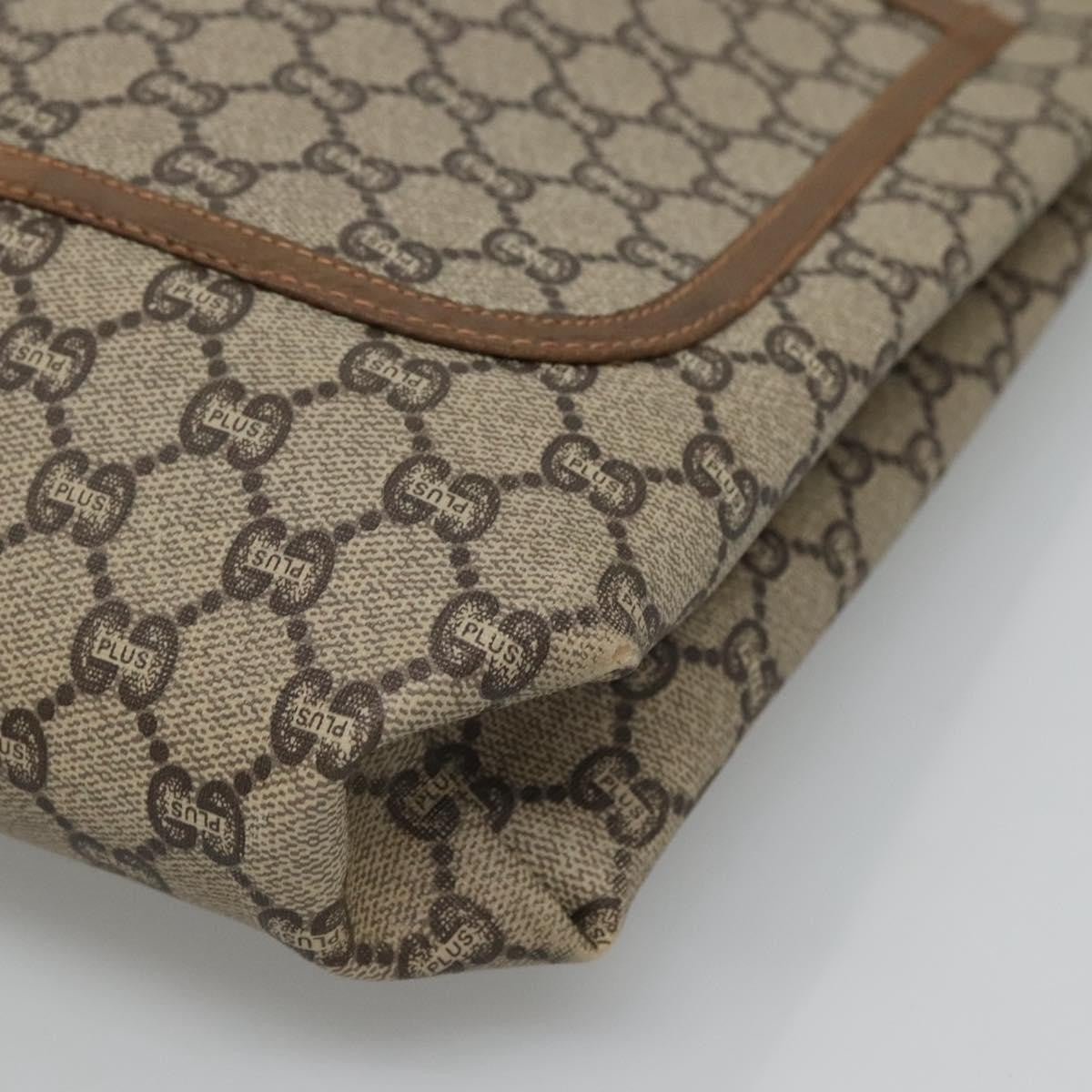 Gucci Vintage Web Strap Tote GG Coated Canvas, BEIGE, CANVAS, Tote bag