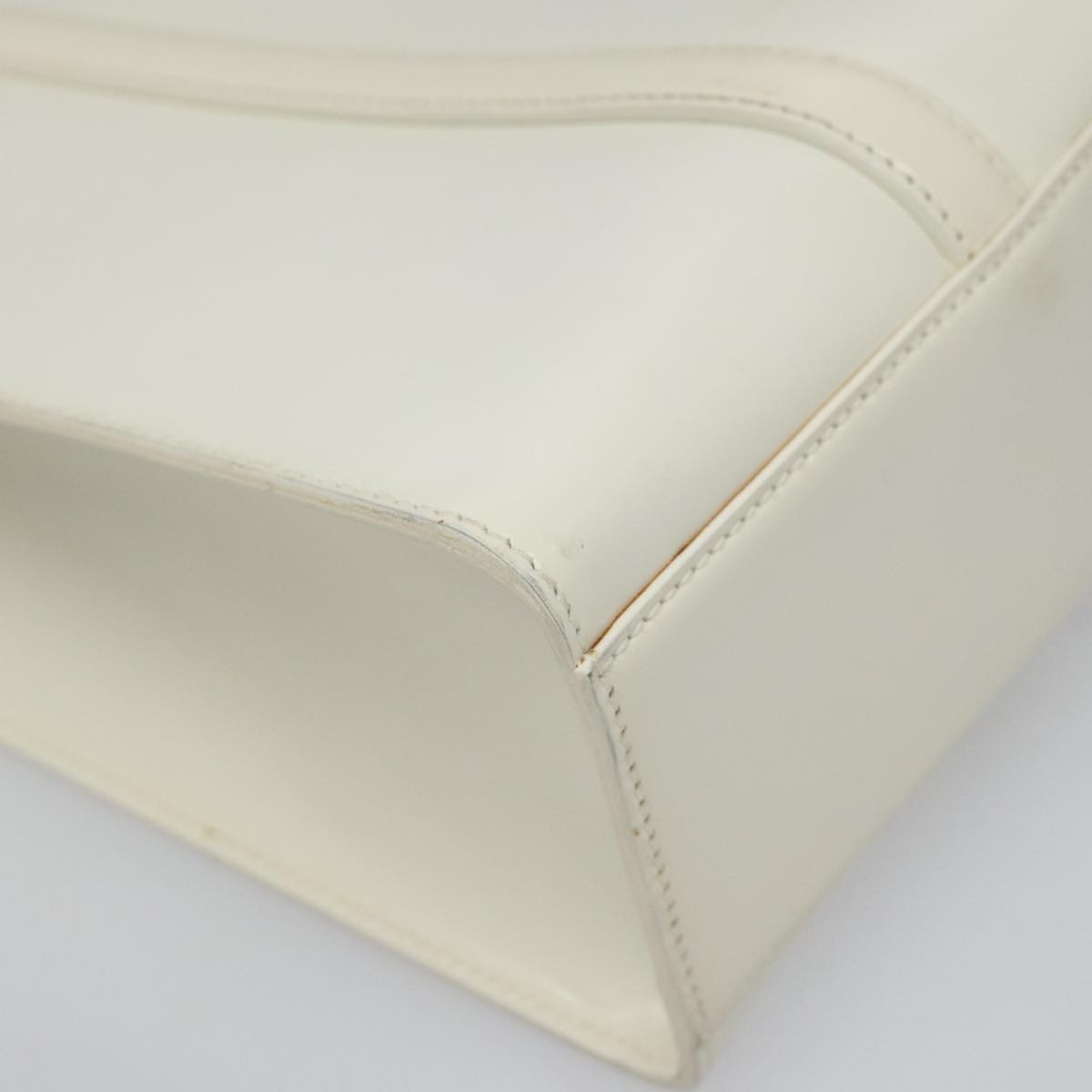 Prada Vintage Handbag Patent leather, WHITE, PATENT_LEATHER, Handbag