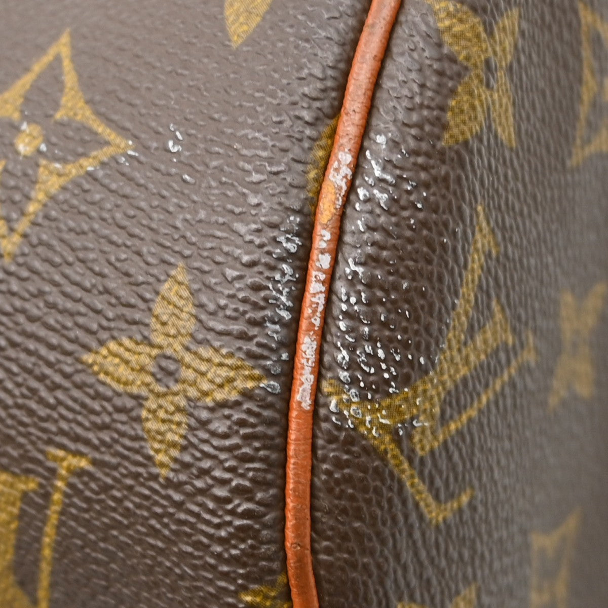 Louis Vuitton Papillon Handbag Monogram Canvas, Brown, Canvas, Handbag