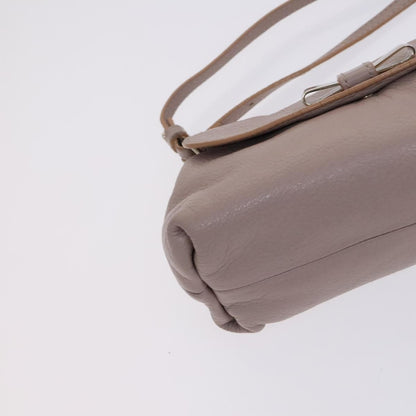 Chloe Lily Shoulder bag Leather, BEIGE, LEATHER, Shoulder bag