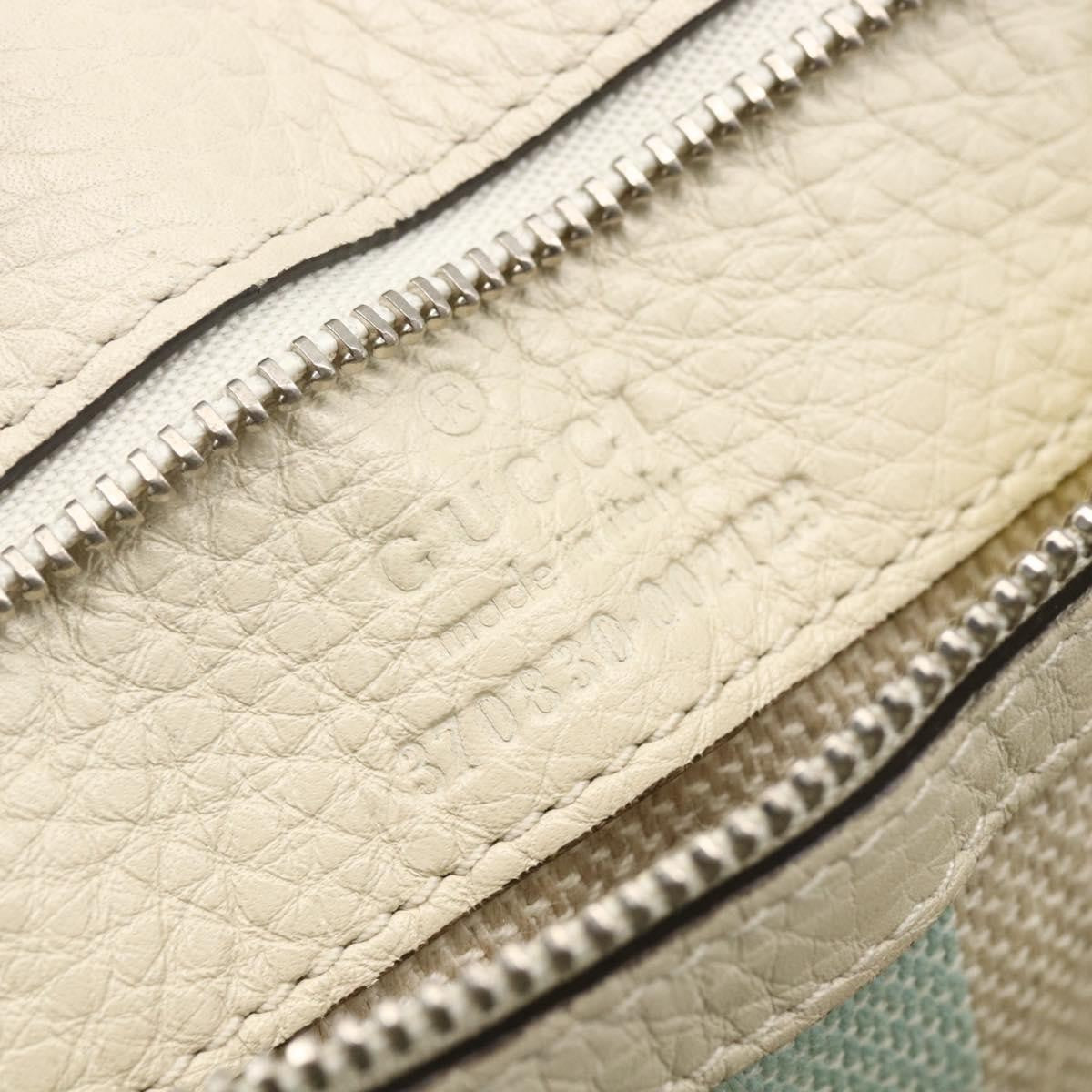 Gucci Bamboo Daily Top Handle Bag Leather, WHITE, LEATHER, Handbag