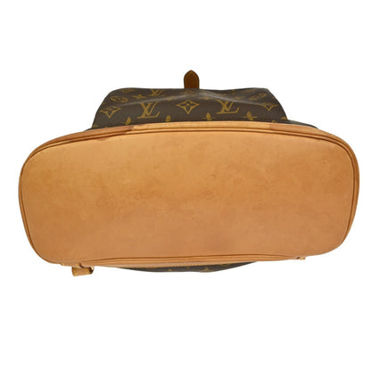 Louis Vuitton Vintage Montsouris Backpack Monogram Canvas, BROWN, CANVAS, Backpack